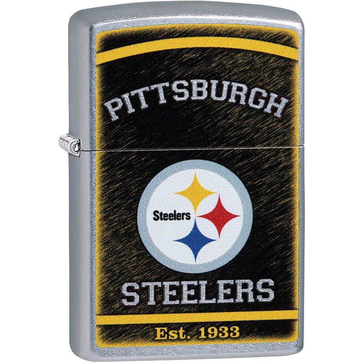 Zippo NFL Pittsburgh Steelers Refillable Windproof Lighter - Forza Sports