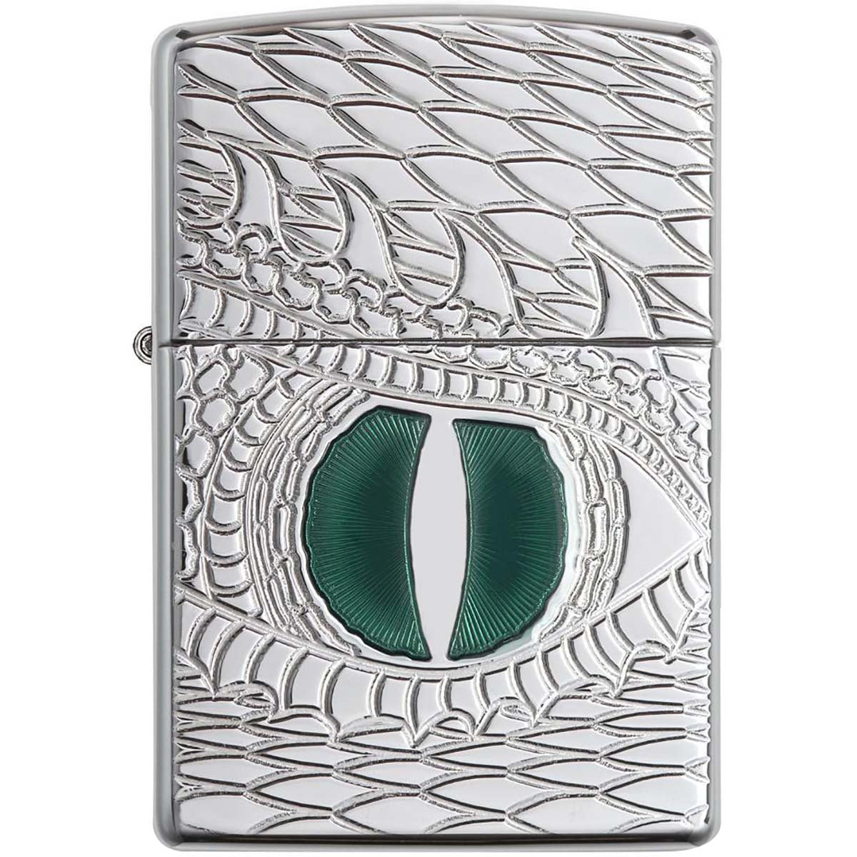 Zippo Armor Dragon's Eye High Polished Chrome Pocket Lighter - Forza Sports
