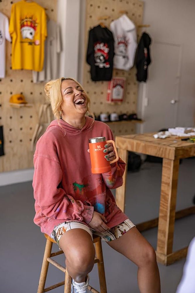 Stanley 24 oz. Adventure Big Grip Vacuum Insulated Stainless Steel Beer Stein - Forza Sports