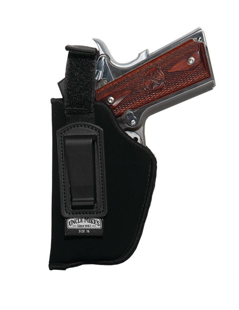 Uncle Mike's Inside - The - Pants Holster with Retention Strap - Black - Forza Sports