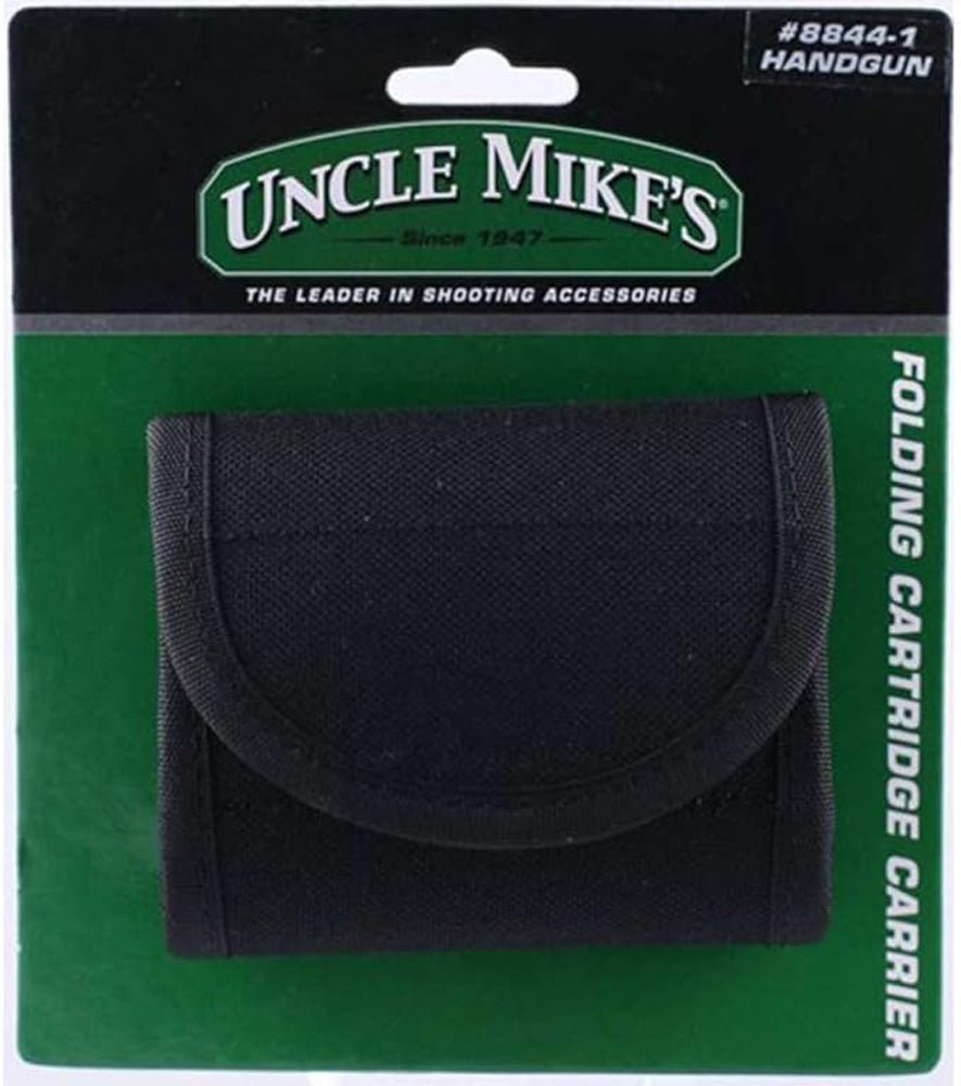 Uncle Mike's Kodra Folding Handgun Cartridge Carrier - Black - Forza Sports