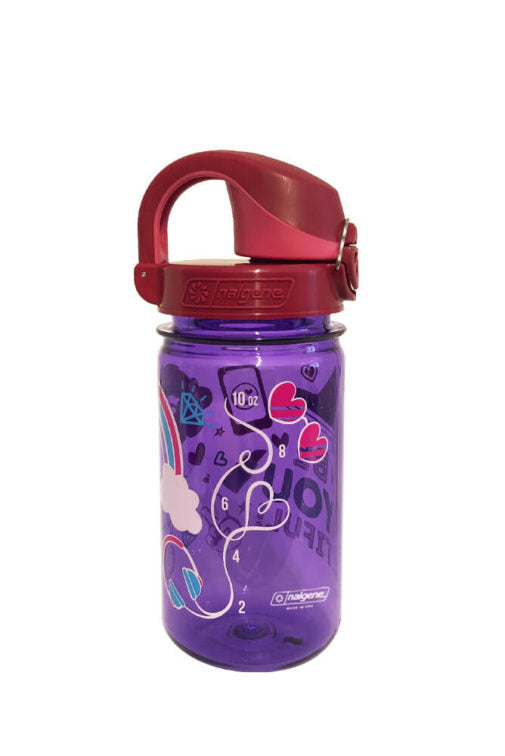 Nalgene Kid's Sustain 12 oz. On The Fly Water Bottle - Beyoutiful (Purple/Red) Nalgene