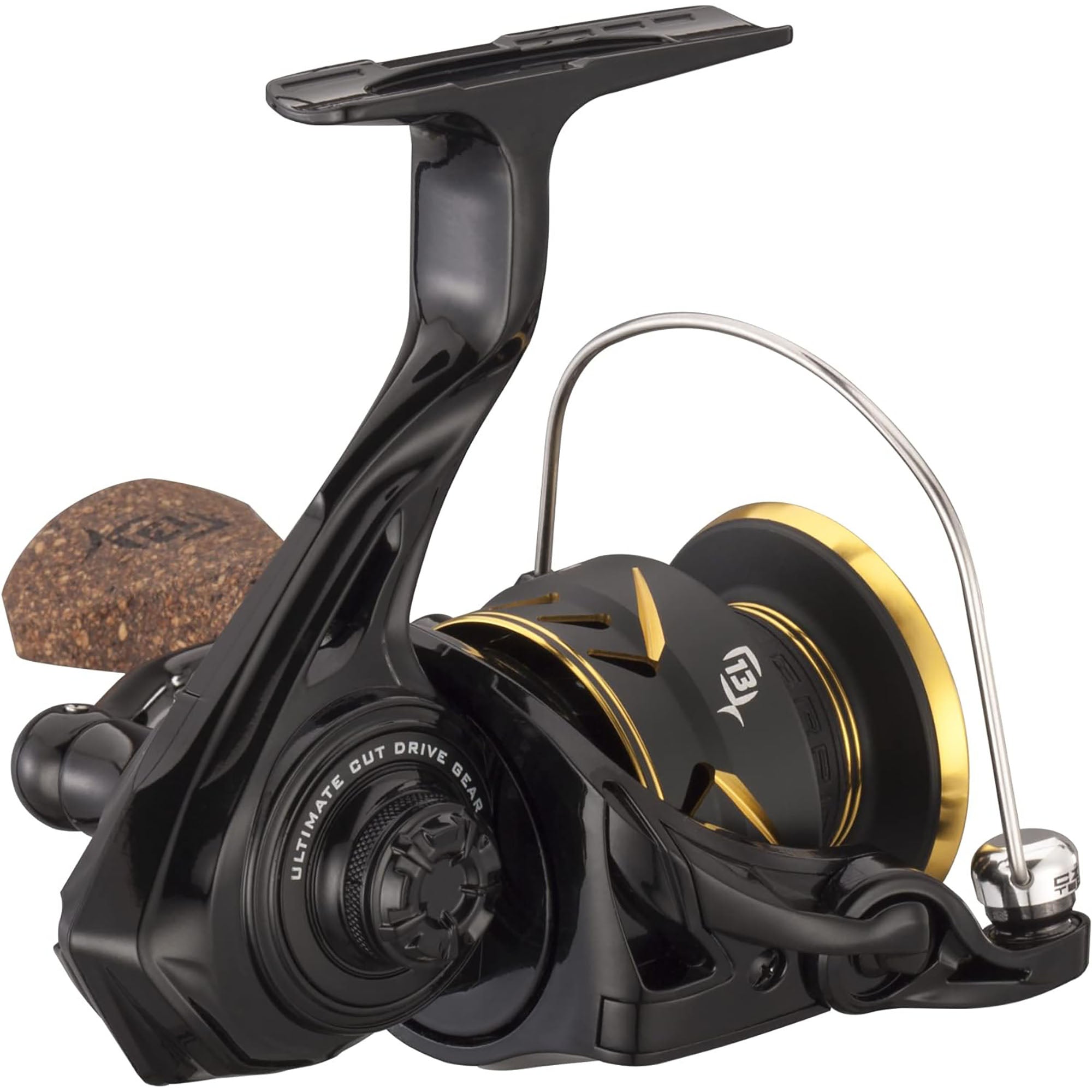 13 fishing gold reel Kalon C Spinning Three Rivers Tackle A GLIDE Oscillation System and 7 ball bearings further increase the ease of operation 13 Fishing Axum Spinning Fishing