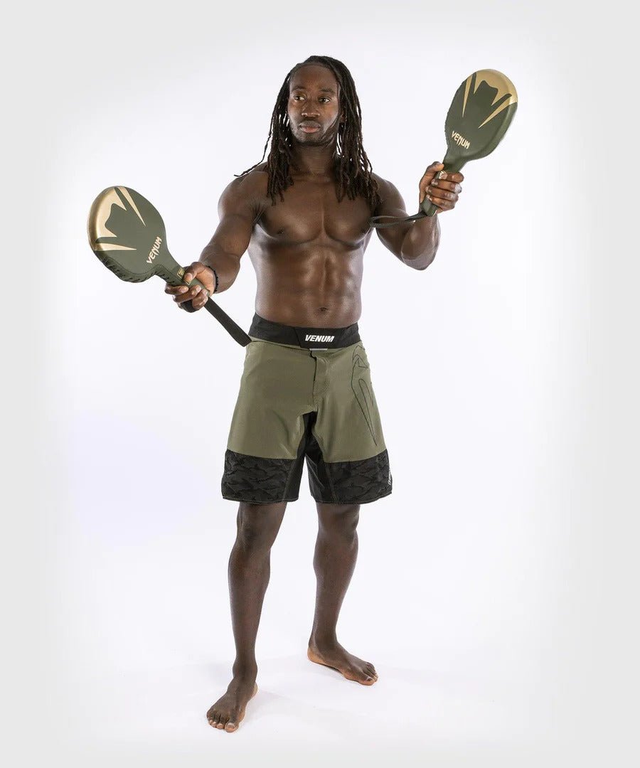Venum Pro Boxing Training Rackets - Khaki/Gold - Forza Sports