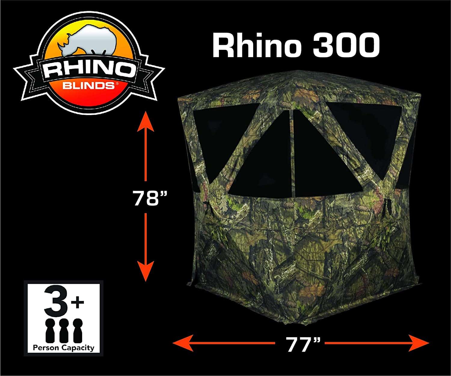 Rhino 300 Hunting Ground Blind - Mossy Oak Break Up Country