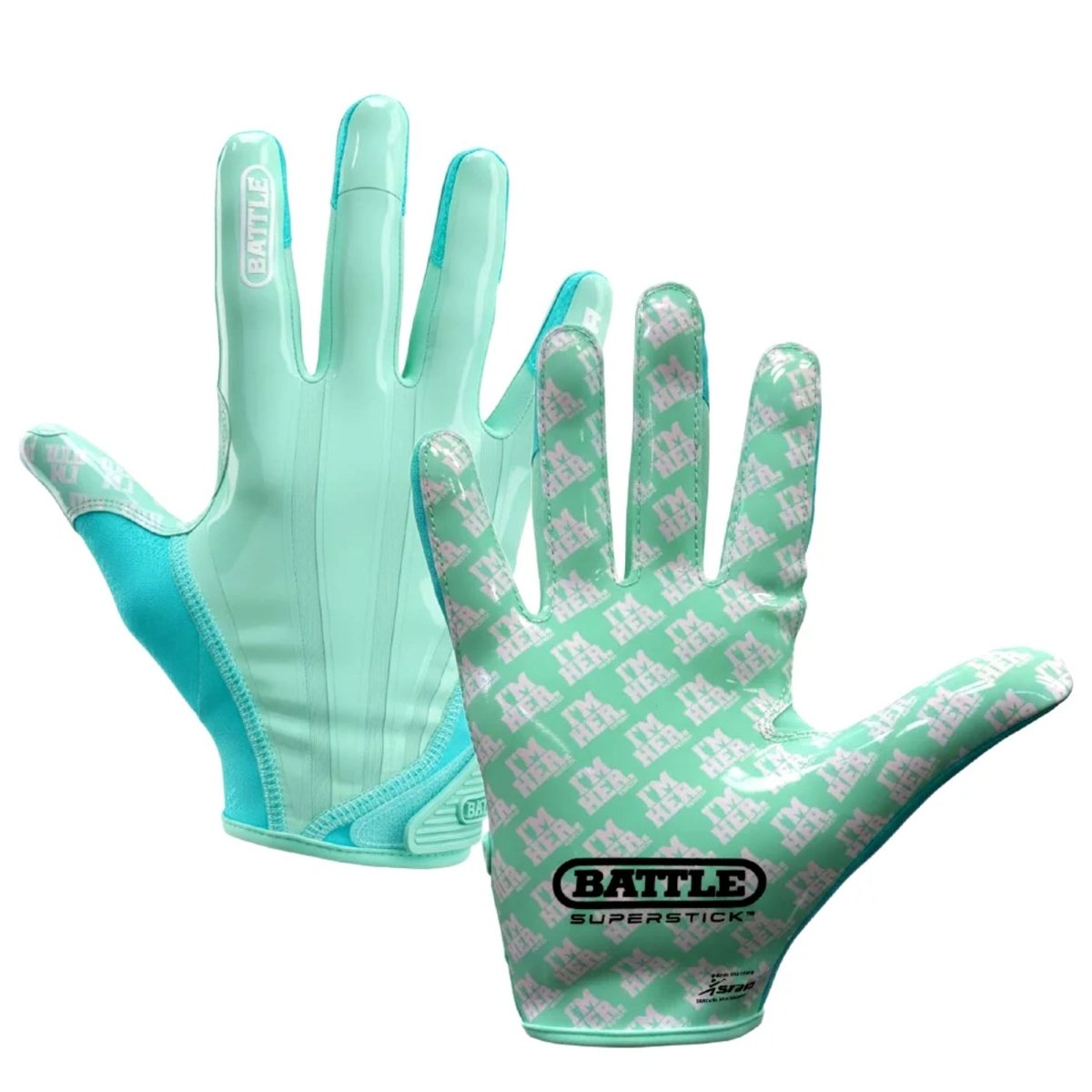 Battle Sports Adult Bella Glove "I'M HER" Female Receiver Football Glove - Forza Sports