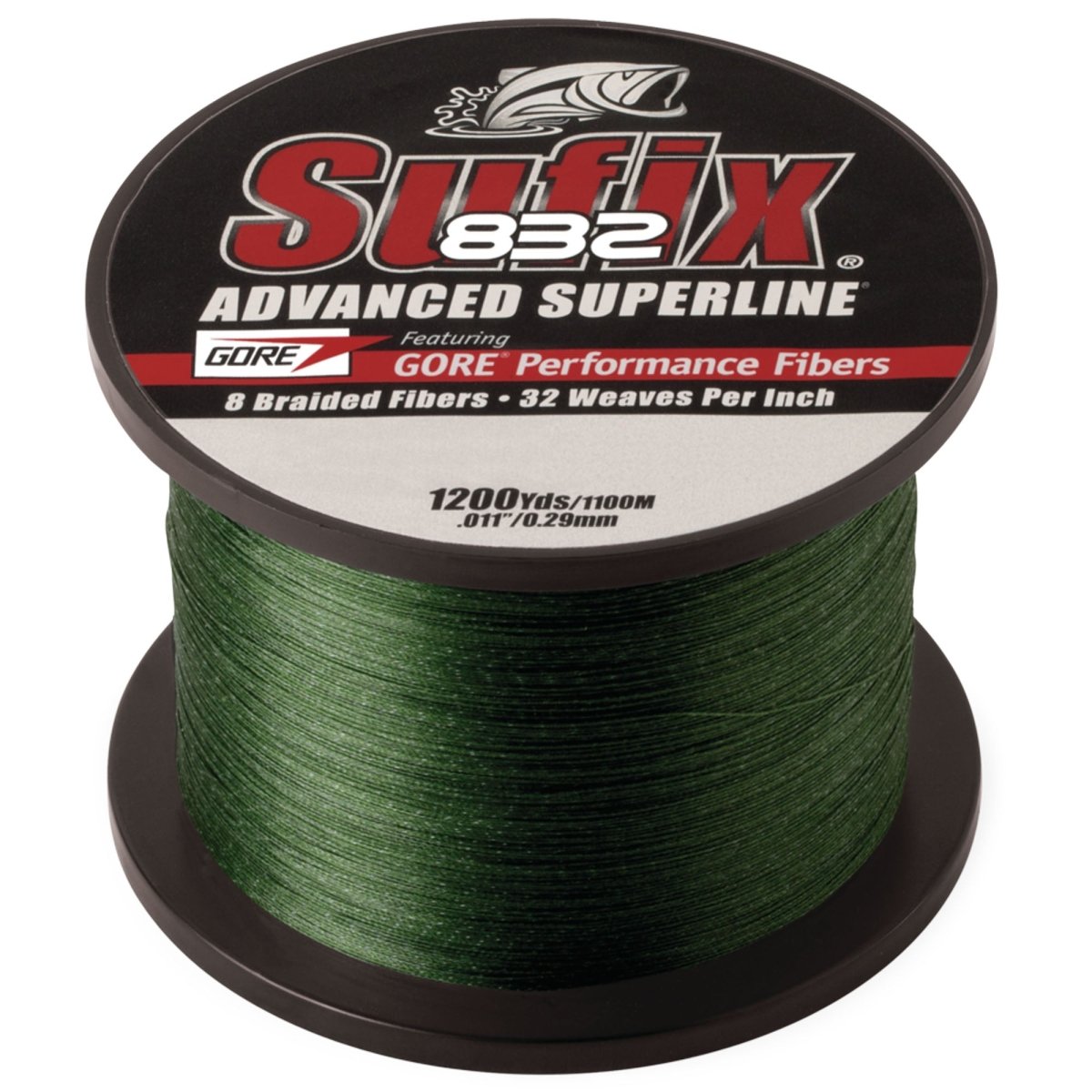 Sufix 832 Advanced Superline Braid Fishing Line, 1200 Yard Spool