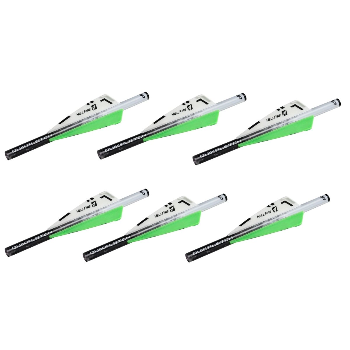 New Archery Products Quikfletch 3" Hellfire for Crossbow - Forza Sports