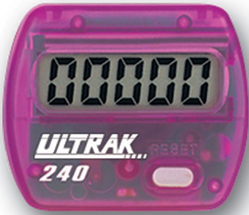Ultrak 240 - Electronic Step Counter Pedometer - Set of 6 - Forza Sports