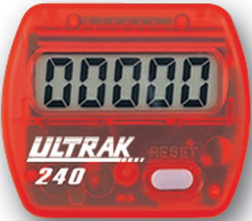Ultrak 240 - Electronic Step Counter Pedometer - Set of 6 - Forza Sports