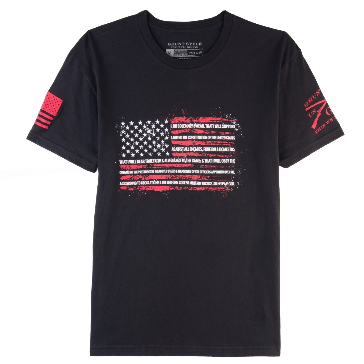 Grunt Style The Oath Crewneck T-Shirt - Black - Forza Sports