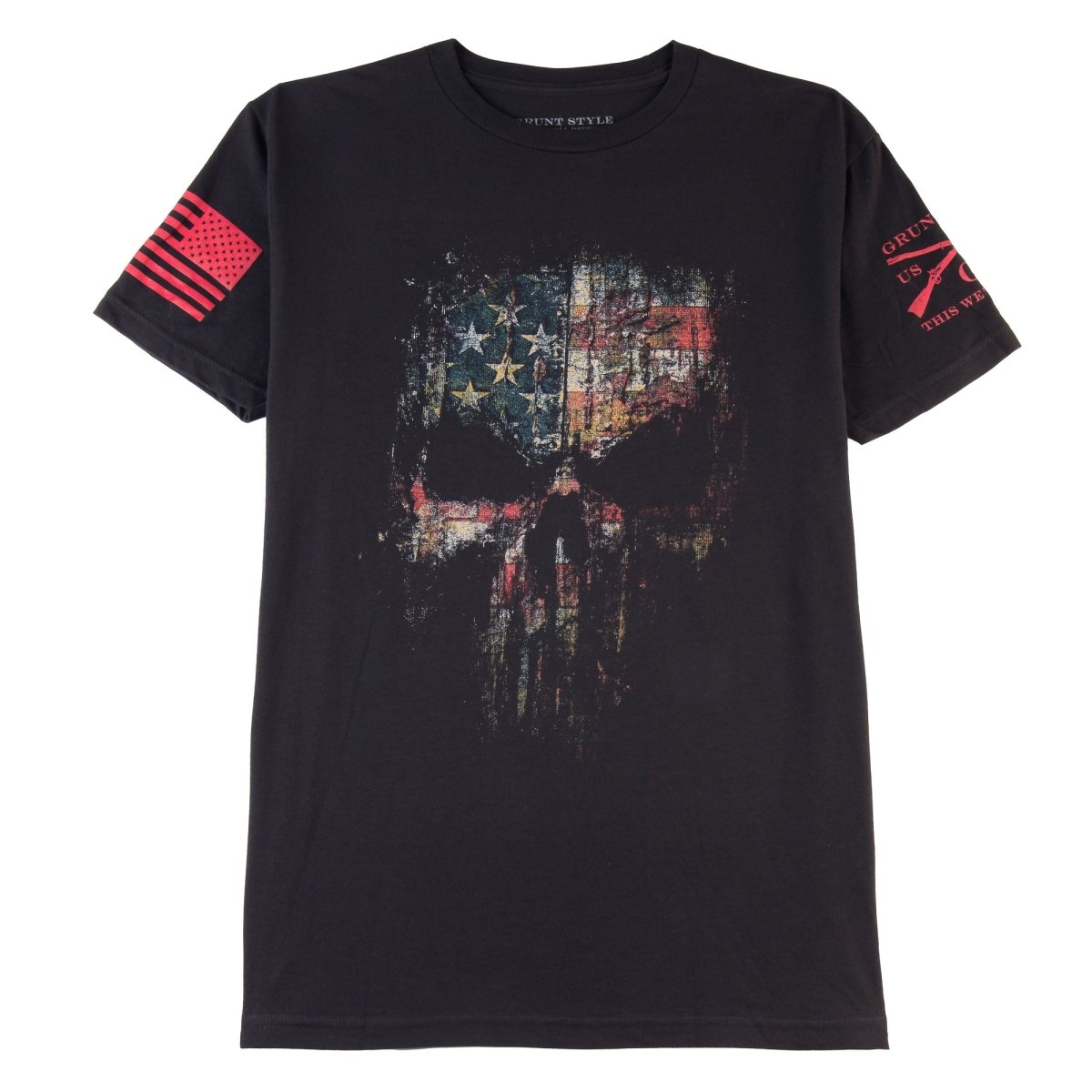 Grunt Style Red Blood American Reaper T-Shirt - Black - Forza Sports