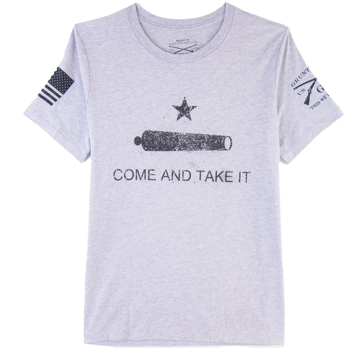 Grunt Style Women's Come And Take It T-Shirt - Heather Gray - Forza Sports