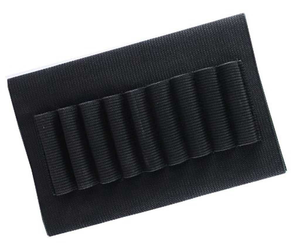 Uncle Mike's Kodra Rifle Buttstock Shell Holder - Black Uncle Mike's