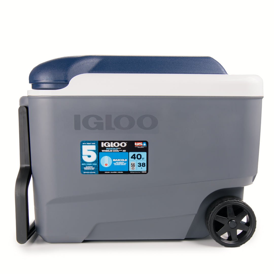 IGLOO MaxCold 40 Qt Rolling Cooler - Forza Sports