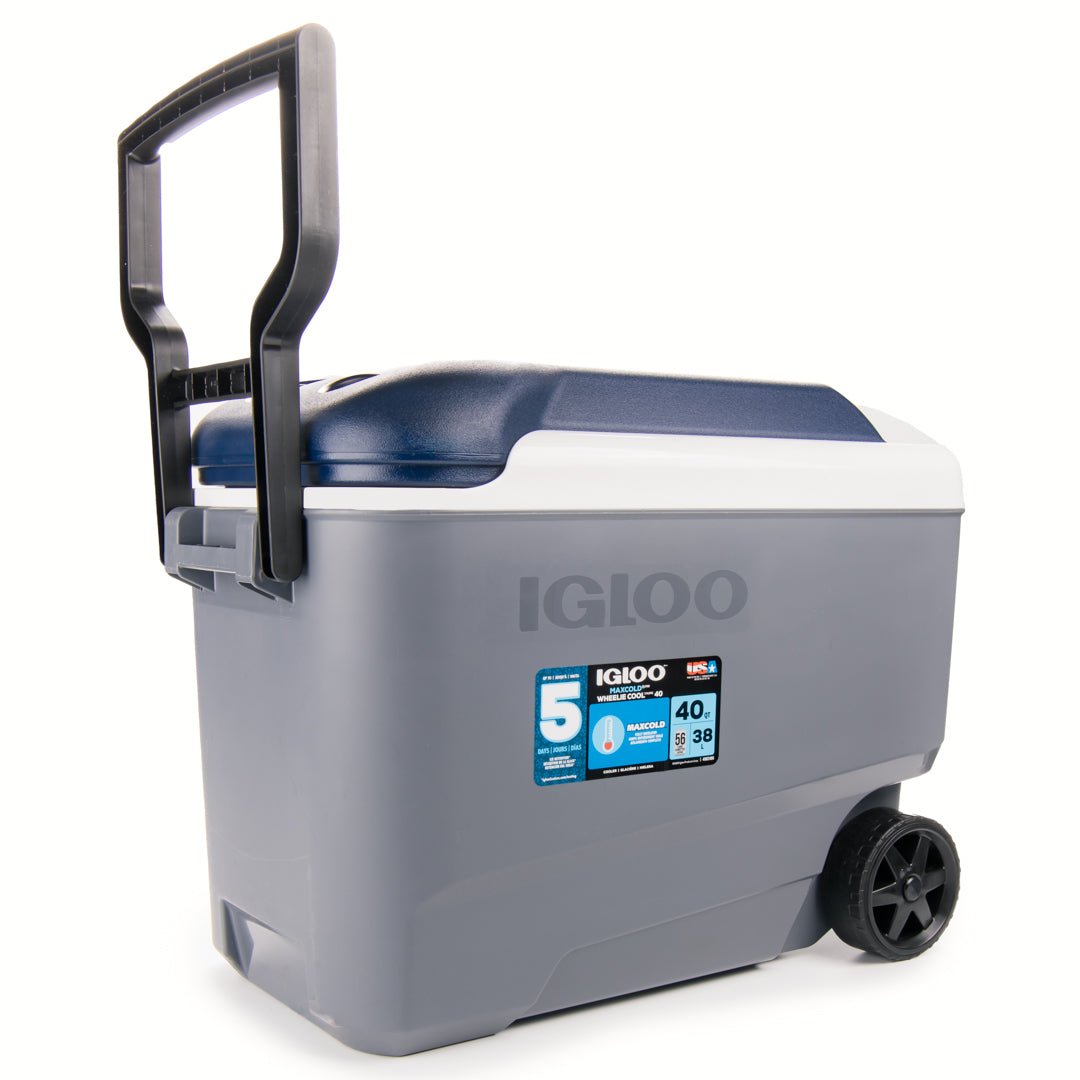 IGLOO MaxCold 40 Qt Rolling Cooler - Forza Sports