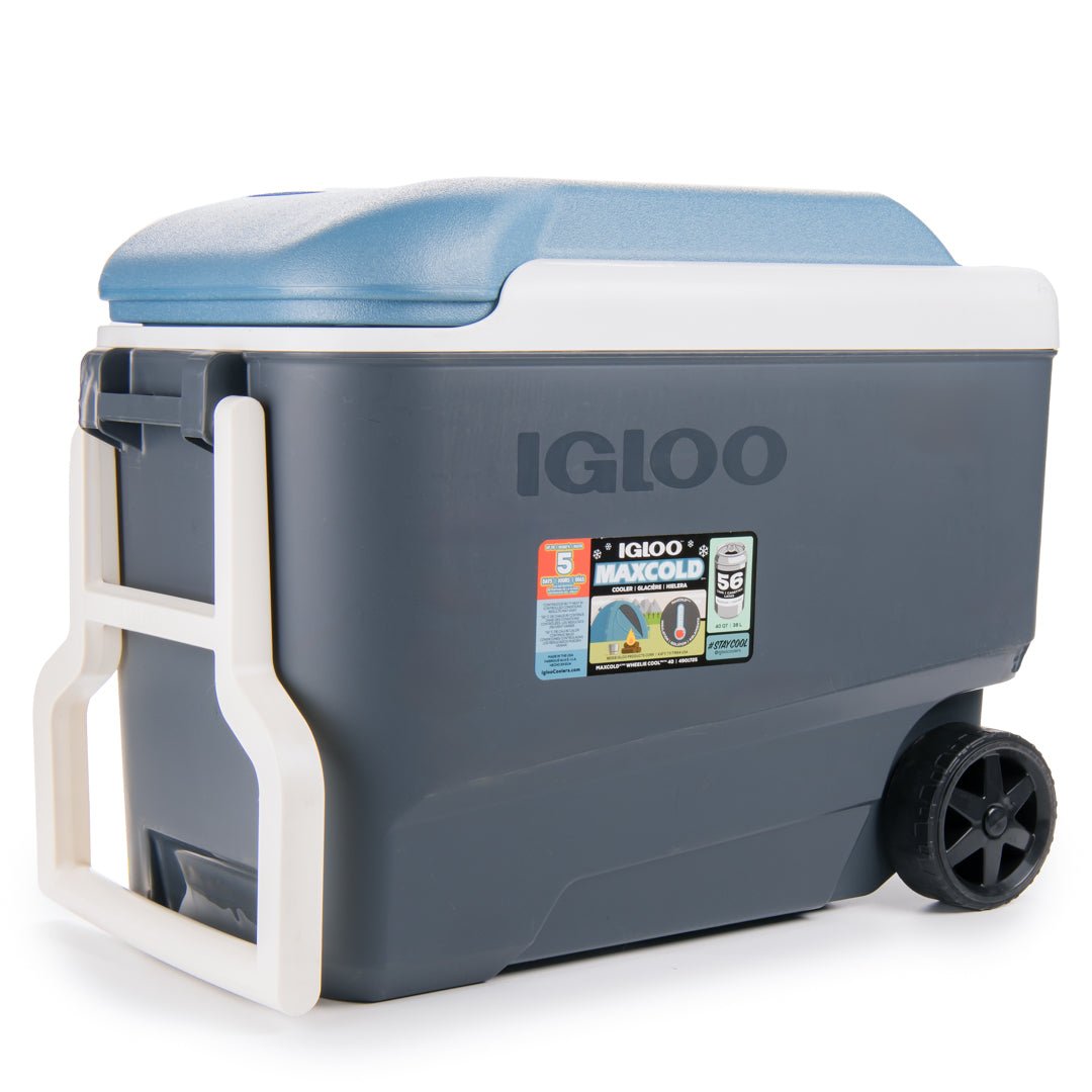 IGLOO MaxCold 40 Qt Rolling Cooler - Forza Sports