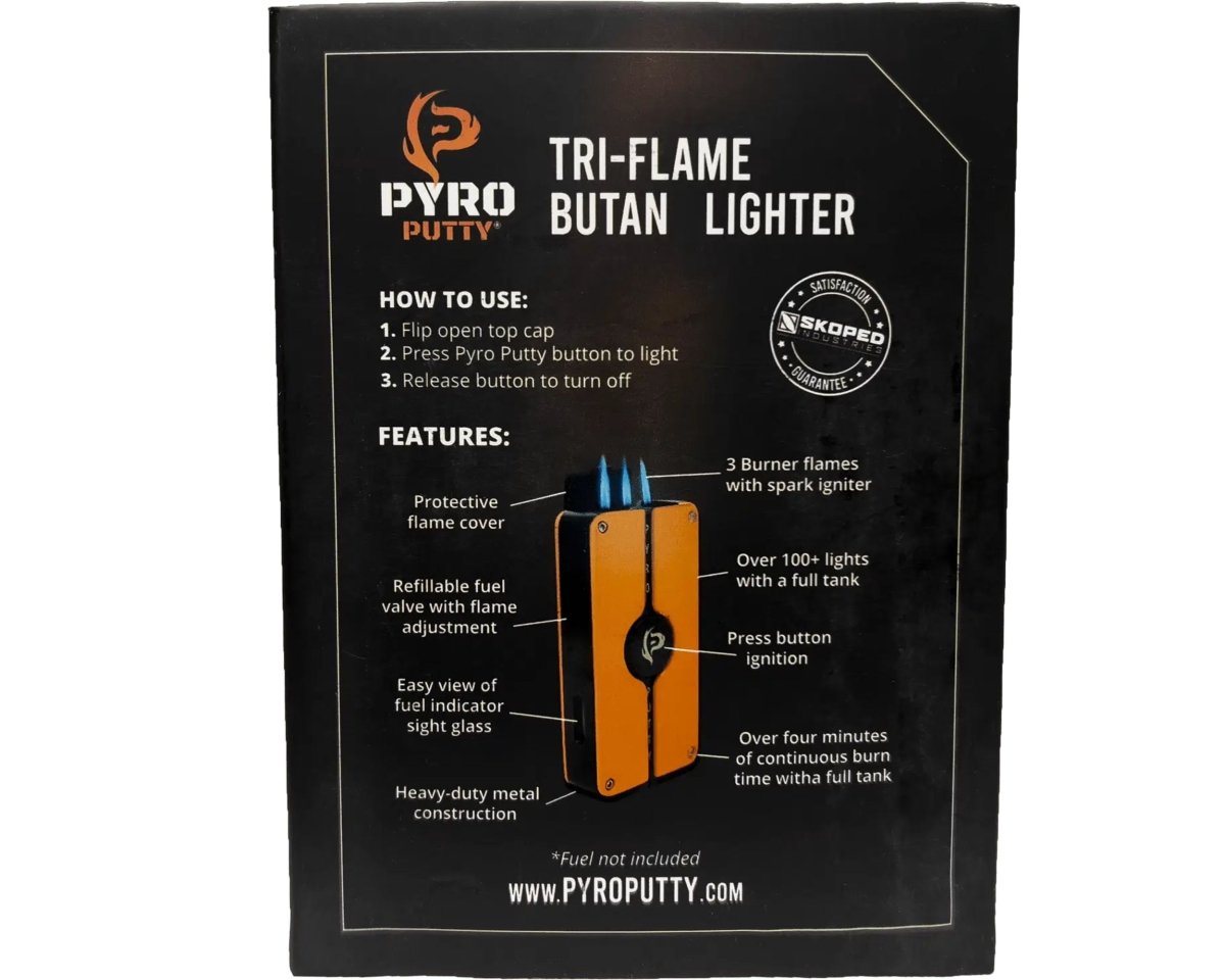 Pyro Putty - Tri - Flame Butane Lighter - Forza Sports