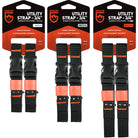 Gear Aid 3/4" Wide Gear Organizing Utility Strap 2-Pack - Black Gear Aid