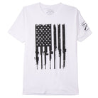 Grunt Style Rifle Flag Crewneck T-Shirt - White - Forza Sports
