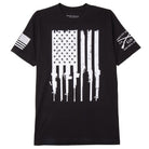 Grunt Style Rifle Flag T-Shirt - Black - Forza Sports