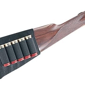 Uncle Mike's Kodra Rifle Buttstock Shell Holder - Black Uncle Mike's