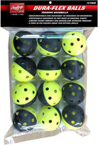 Rawlings Dura-Flex Baseball/Softball Training Balls 12-Pack - Yellow/Black Rawlings