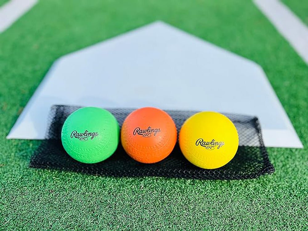 Rawlings Baseball/Softball Hit Training Foam Balls 3-Pack - Multicolor - Forza Sports