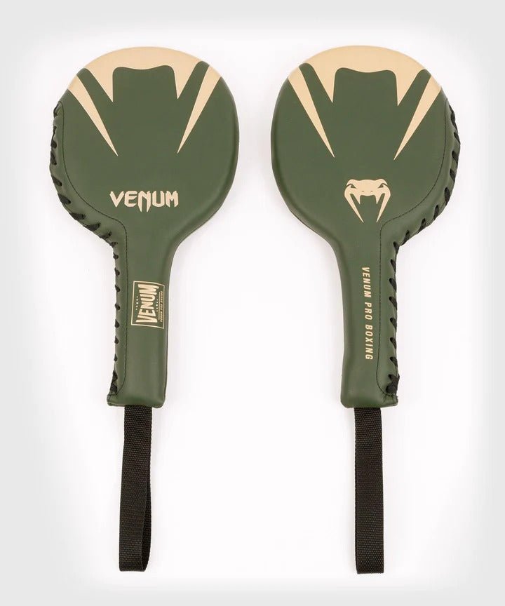 Venum Pro Boxing Training Rackets - Khaki/Gold - Forza Sports