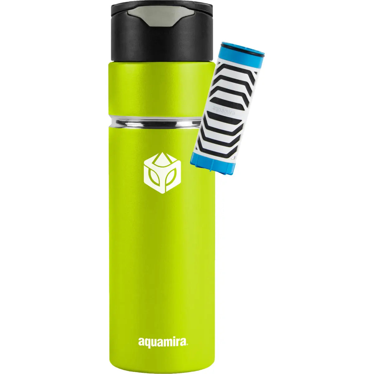 Aquamira 24 oz. Shift Stainless Steel Filter Water Bottle Aquamira