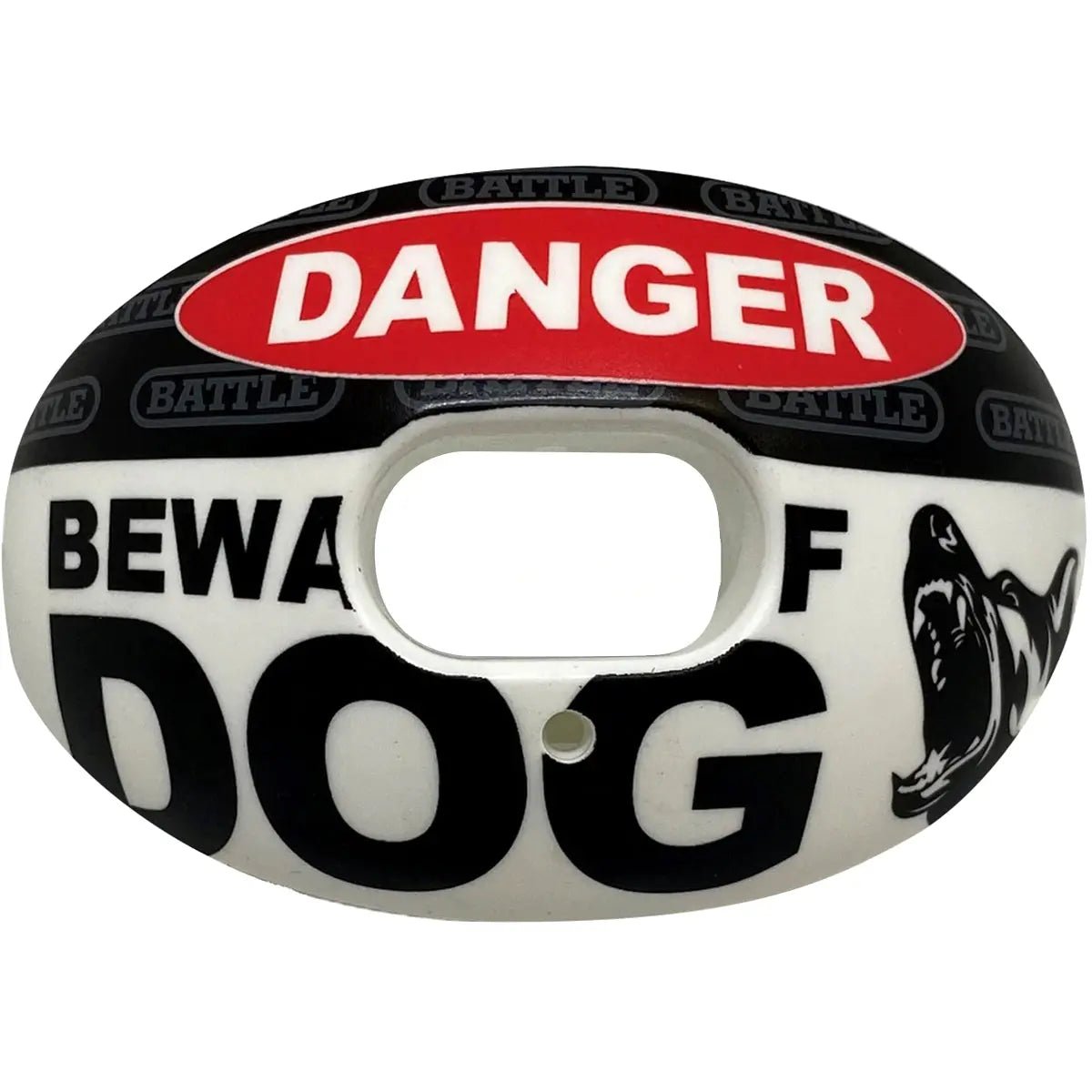 Battle Sports Beware Of Dog Oxygen Lip Protector Mouthguard Battle Sports