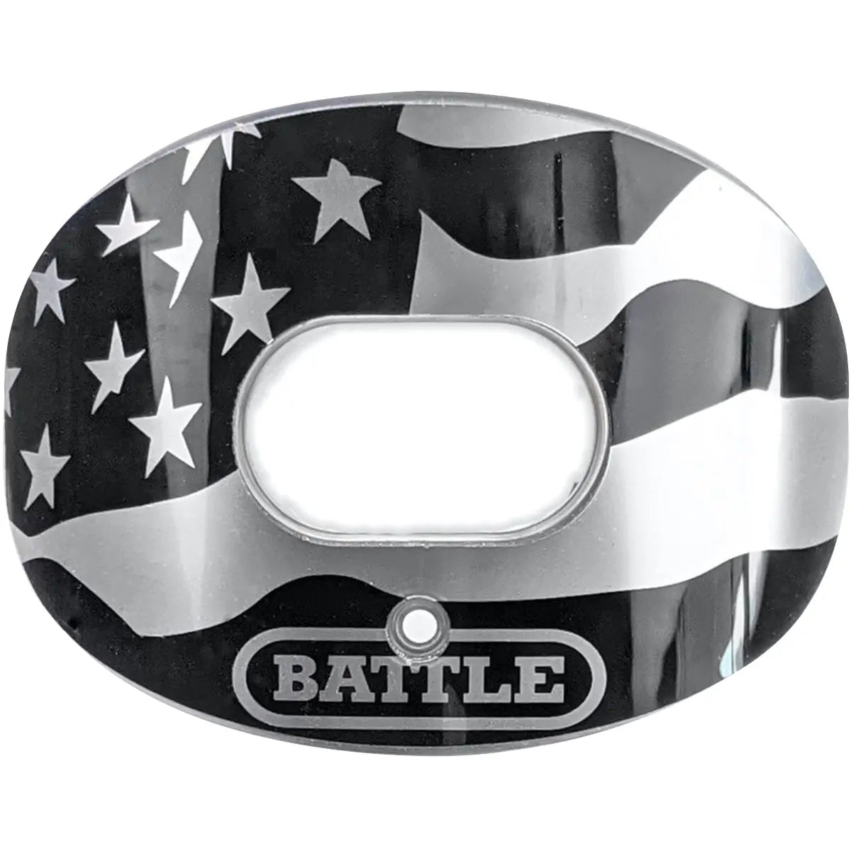 Battle Sports Chrome American Flag 2.0 Oxygen Lip Protector Mouthguard Battle Sports