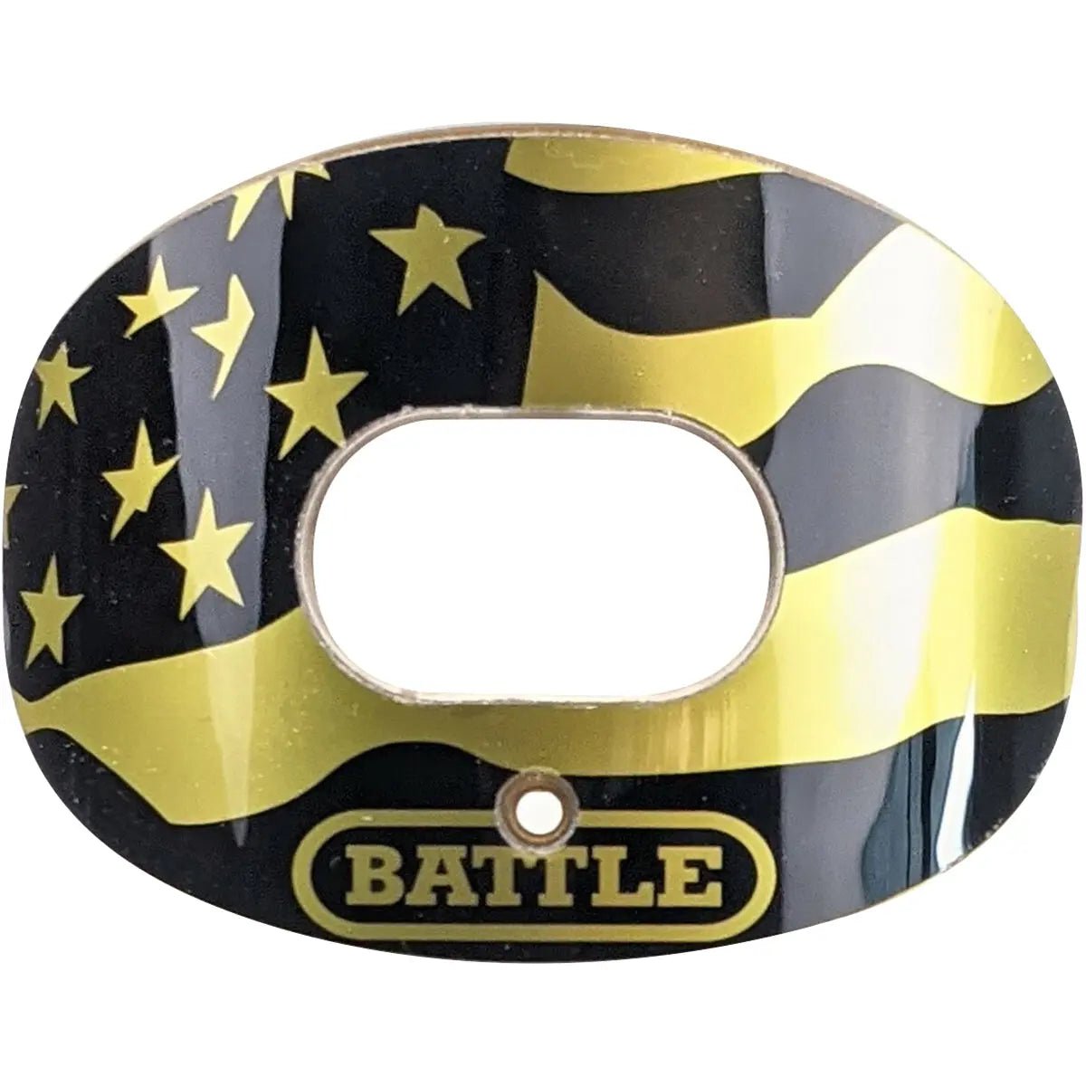 Battle Sports Chrome American Flag 2.0 Oxygen Lip Protector Mouthguard Battle Sports