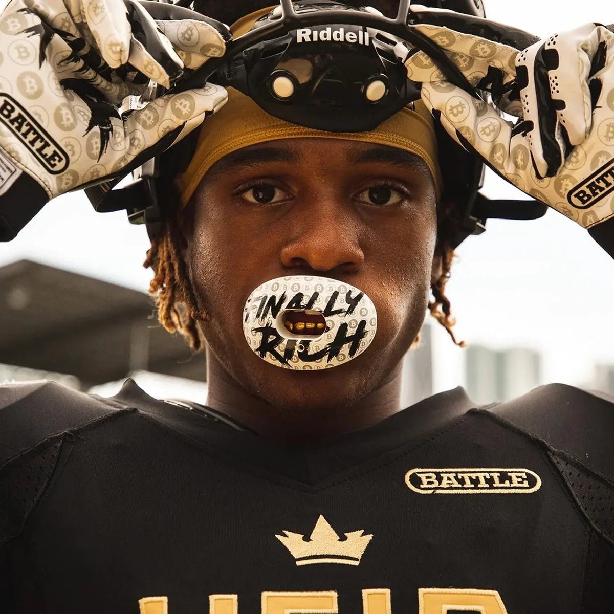 Battle Sports Finally Rich Oxygen Lip Protector Mouthguard Battle Sports