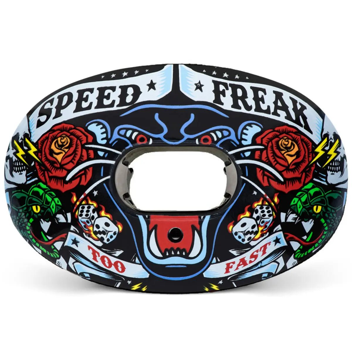 Battle Sports Speed Freak Oxygen Lip Protector Mouthguard - Multicolor Battle Sports