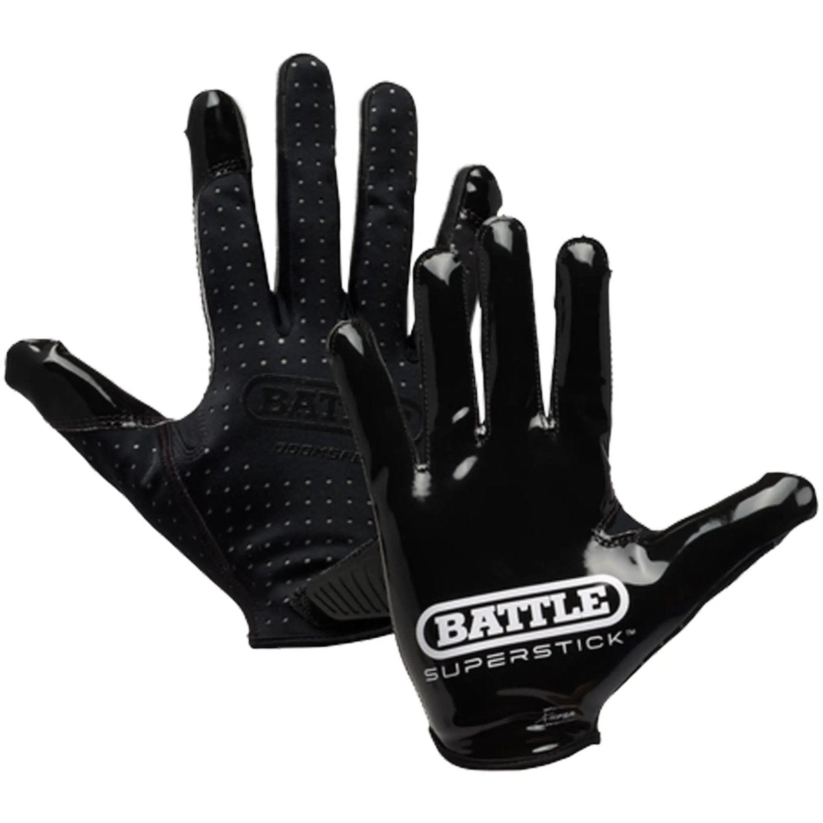 Battle Sports Youth Doom Speed Receiver Football Glove - Black Battle Sports