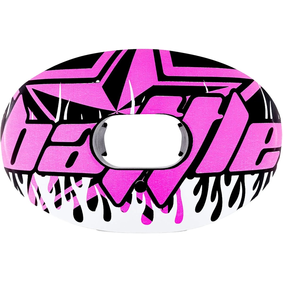 Battle Sports - "Astro" Oxygen Football Mouthguard - Pink/Black Battle Sports