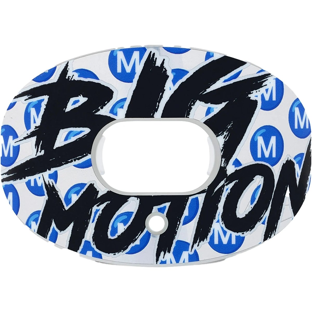 Battle Sports - "Big Motion" Oxygen Football Mouthguard - White/Blue Battle Sports