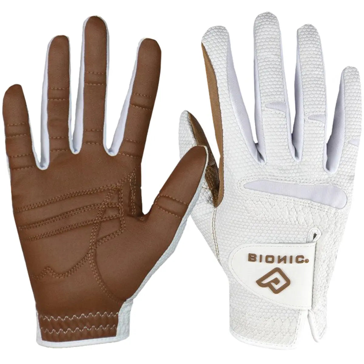Bionic Women's Right Hand Relax Grip 2.0 Golf Glove - Caramel Bionic