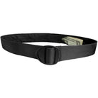Bison Designs Crescent Black Buckle Money Belt - Black Bison Designs