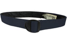 Bison Designs Crescent Black Buckle Money Belt - Navy Bison Designs