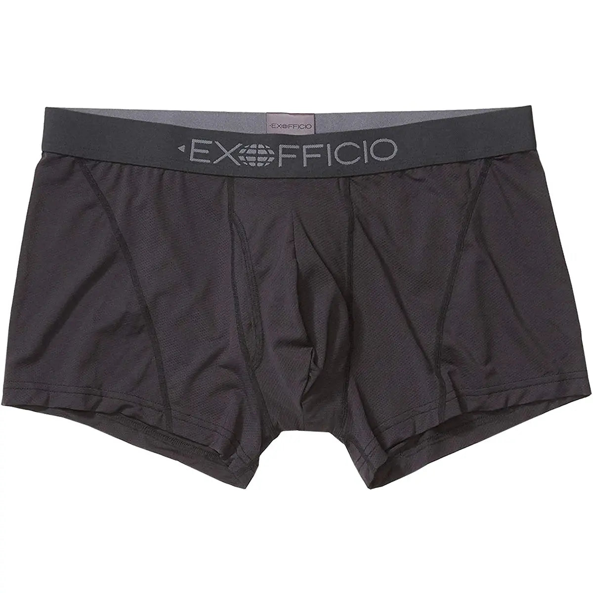 ExOfficio Give-N-Go 2.0 Sport Mesh 3" Boxer Briefs - Black/Black ExOfficio