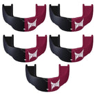 Tapout Youth Protective Sports Mouthguard with Strap 5-Pack - Maroon/Black Tapout
