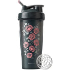 Blender Bottle Special Edition 28 oz. Shaker with Loop Top - Roses Blender Bottle