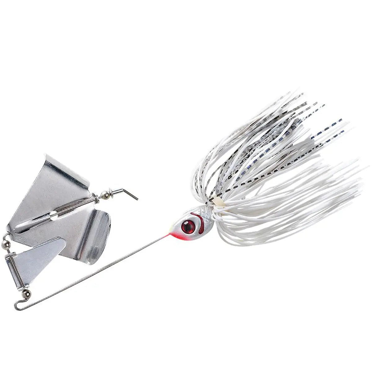 Booyah Buzz Bait 1/4 oz. Fishing Lure - Snow White Shad Booyah