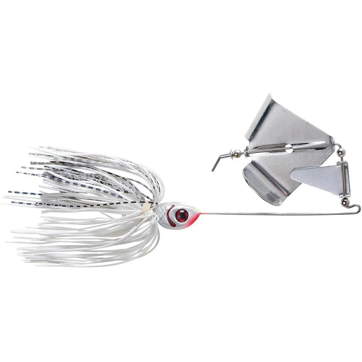 Booyah Buzz Bait 3/8 oz. Fishing Lure - Snow White Shad Booyah