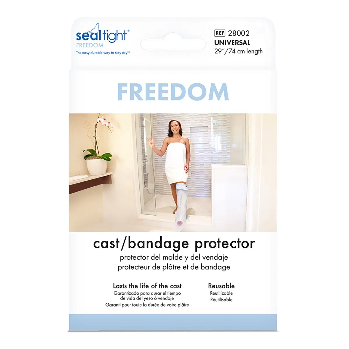 Brownmed Seal Tight Freedom Cast and Bandage Protector - Universal - Clear Seal-Tight