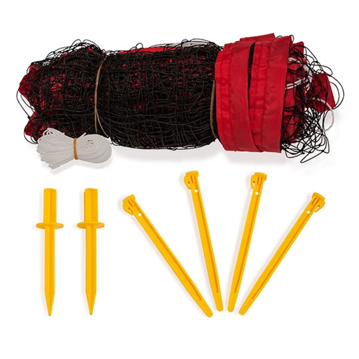 Champion Sports Deluxe Badminton Set Includes 20' Net, 2 Shuttlecocks, 4 Rackets, 2 Pole Anchors, 4 Ground Stakes, and 1 Carrying Case. Champion Sports