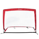 Champion Sports Rectangular Pop-Up Goal - 48" x 37" x 37" - Red Champion Sports