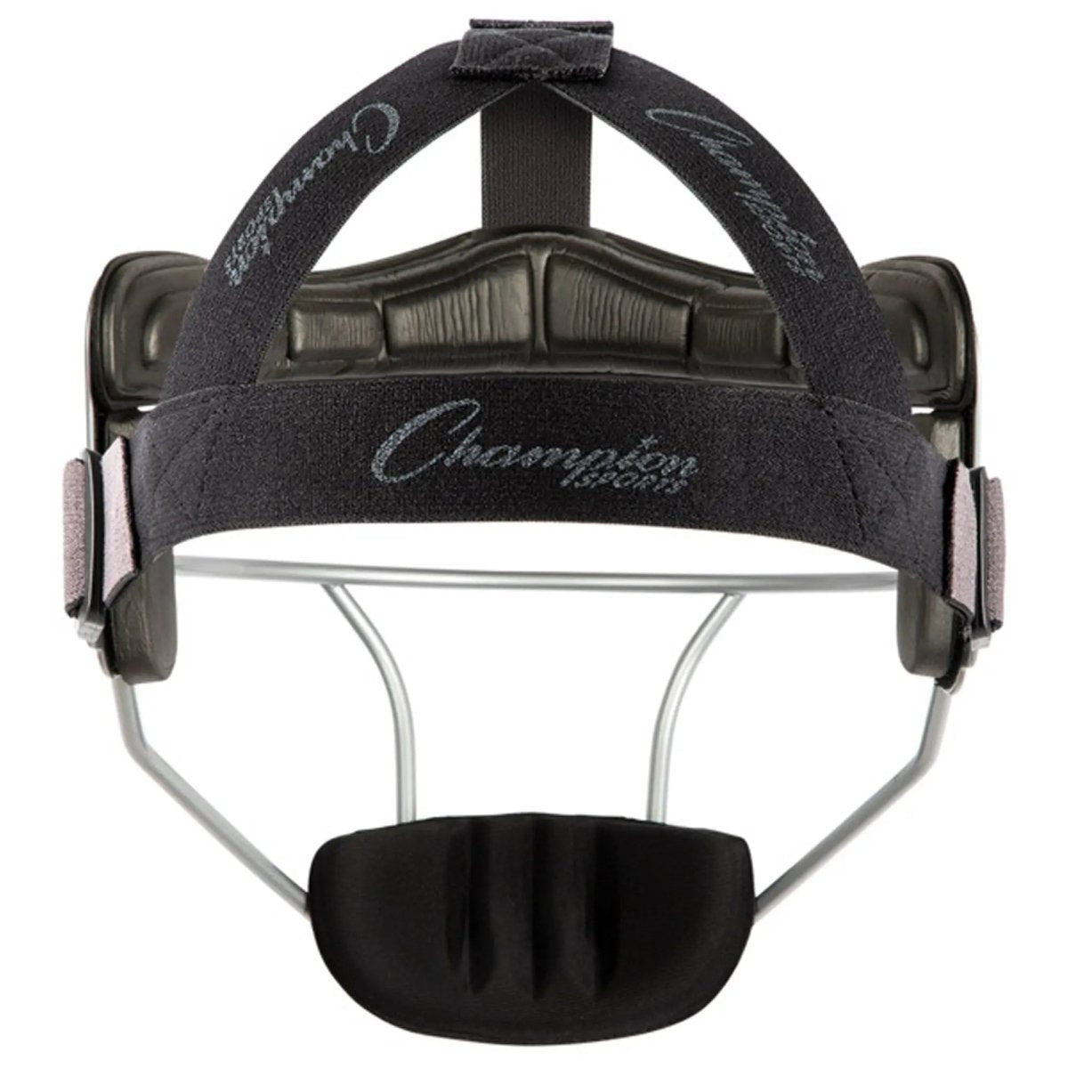 Champion Sports Softball Fielder's Mask Adult Size 6.75"-7.5" - Silver Champion Sports